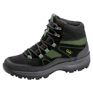 Ghete dama negru sport piele naturala impermeabile cu talpa joasa Waldlaufer 471974-500-001-Holly-Negru