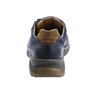 Pantofi barbati albastru inchis casual piele naturala cu talpa groasa Waldlaufer 718006-301-519-H-Max-Albastru-Inchis