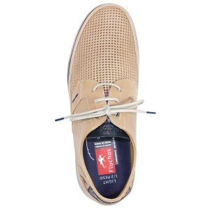 Pantofi barbati bej casual piele naturala cu talpa joasa Fluchos Jones-F0461-Bej