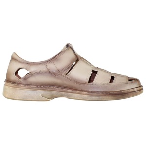 Pantofi barbati bej casual piele naturala perforati cu talpa joasa Nicolis 70864-Bej