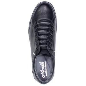 Pantofi barbati negru casual piele naturala cu talpa joasa Nicolis 203519-Negru