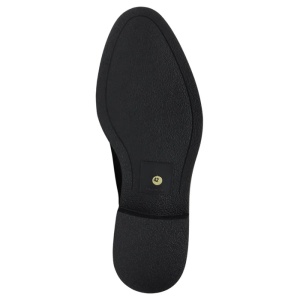 Pantofi barbati negru eleganti piele naturala cu toc BND-121-S-Negru