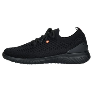Pantofi barbati, negru, sport, textil, cu talpa joasa, Rieker 07402-00-Negru