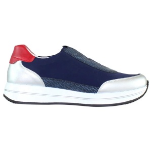 Pantofi dama albastru inchis sport din material sintetic cu talpa joasa Remonte D2508-14-Albastru-Inchis