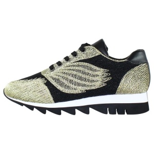Pantofi dama, auriu, casual, textil, cu talpa joasa, Gerry Weber G32318-867-811-Auriu