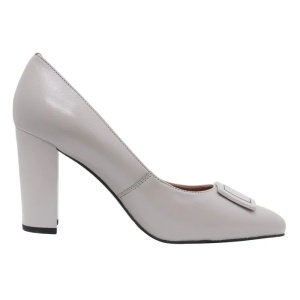 Pantofi dama gri eleganti piele naturala cu toc Epica C03L129-UR1864-ZY45A-50-N-Gri