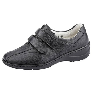 Pantofi dama negru casual piele naturala cu talpa joasa Waldlaufer 607302-172-001-Kya-Negru