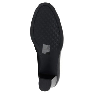 Pantofi dama negru eleganti piele naturala lacuita cu toc Karisma X4X430022A-01-L-Negru