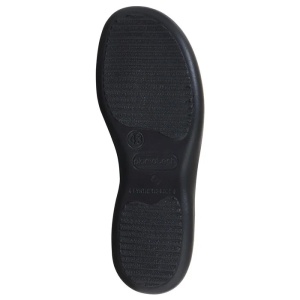 Saboti barbati negru de casa ortopedici medicinali textil cu talpa joasa Fly Flot P7-118-FB-Negru
