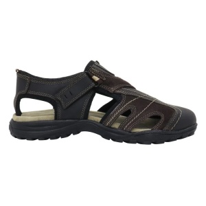 Sandale barbati maro sport piele naturala cu talpa joasa Grisport 873037-81561BV1-Maro