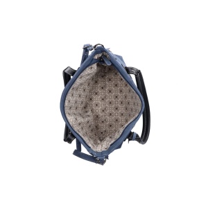 Geanta dama albastru casual piele ecologica de umar cu bareta reglabila si detasabila Rieker H1083-12-Albastru