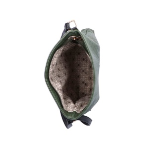 Geanta dama verde casual piele ecologica de umar cu bareta reglabila Rieker H1033-54-Verde