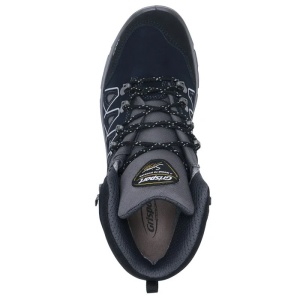 Ghete barbati albastru inchis sport piele naturala impermeabile cu talpa groasa Grisport 820636-14501S1G-Albastru-Inchis