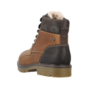 Ghete barbati maro casual piele naturala impermeabile imblanite cu toc Rieker 38832-22-Maro