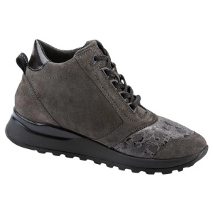 Ghete dama gri casual piele naturala cu talpa joasa Waldlaufer 364H80-300-497-Hiroko-Gri