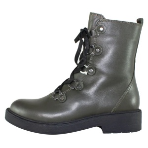 Ghete dama, verde, casual, piele naturala, cu toc, Gitanos H19K3102-Verde