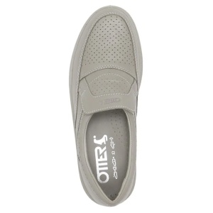 Pantofi barbati gri casual piele naturala cu talpa joasa Otter OT27824V-14-N-Gri