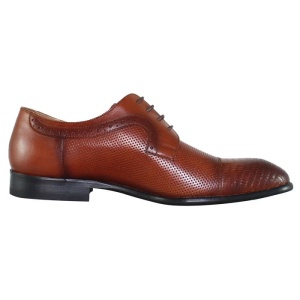 Pantofi barbati maro eleganti piele naturala cu toc Nevalis 127-S-Maro