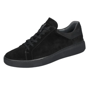 Pantofi barbati negru casual piele intoarsa cu talpa groasa Waldlaufer 724006-250-001-H-Johann-Negru
