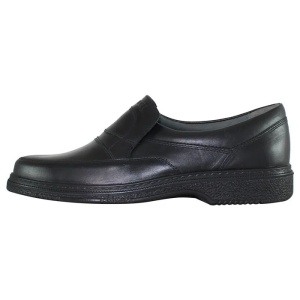 Pantofi barbati, negru, casual, piele naturala, cu talpa joasa, Otter OT27824-01-N-Negru