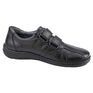 Pantofi barbati negru casual piele naturala cu talpa joasa Waldlaufer 478301-174-001-Herwig-Negru