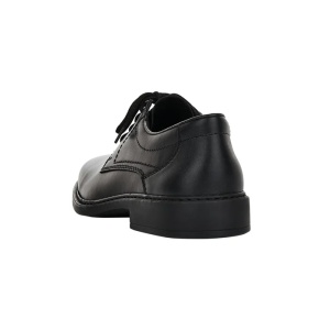 Pantofi barbati negru eleganti piele naturala cu toc Rieker B0800-00-Negru