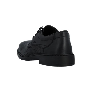 Pantofi barbati negru eleganti piele naturala cu toc Rieker B0804-00-Negru