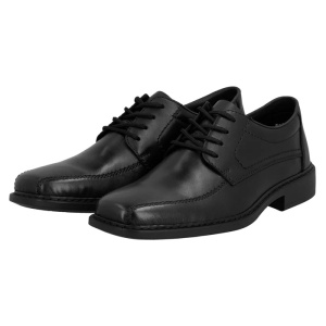 Pantofi barbati negru eleganti piele naturala cu toc Rieker B0812-00-Negru