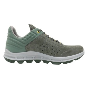Pantofi barbati verde sport piele naturala perforati cu talpa joasa Grisport 869882-44403V8-Verde