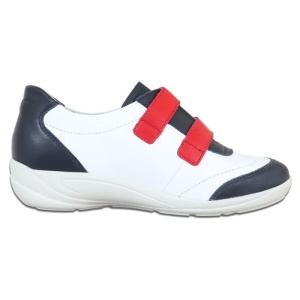 Pantofi dama alb casual piele naturala cu talpa joasa Semler 32-406-1-Alb