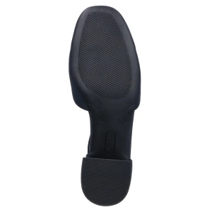 Pantofi dama albastru eleganti piele ecologica cu toc Rieker 44762-14-Albastru
