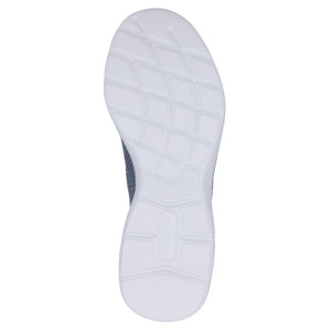 Pantofi dama albastru sport textil cu talpa joasa Rieker M5072-10-Albastru