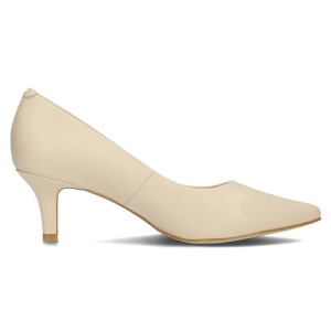 Pantofi dama bej eleganti piele naturala cu toc Filippo DP4426-23-BE-Bej