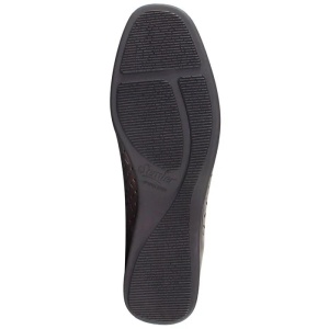Pantofi dama bronz casual piele naturala perforati cu toc Semler 21-706-7-Bronz