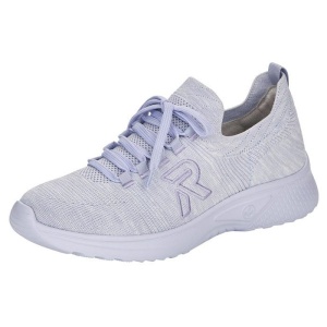 Pantofi dama mov sport textil cu talpa joasa Rieker 40701-30-Mov