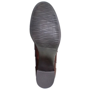 Cizme dama maro casual piele naturala lungi cu toc Marco Tozzi 2-25518-23-351-Maro