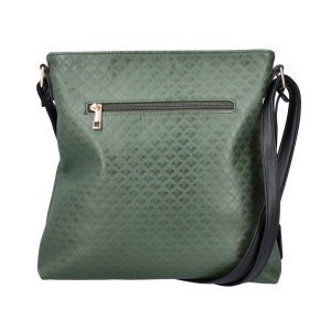 Geanta dama verde casual piele ecologica de umar cu bareta reglabila Rieker H1033-54-Verde