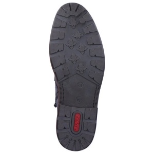 Ghete barbati maro casual piele naturala imblanite cu toc Rieker 15339-25-Maro