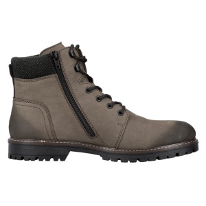 Ghete barbati maro casual piele naturala impermeabile imblanite cu toc Rieker F3612-24-Maro