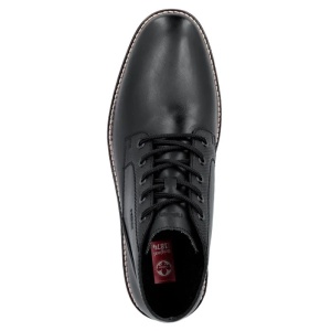 Ghete barbati negru casual piele naturala cu toc Rieker 33207-00-Negru