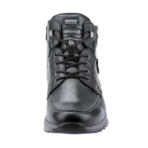 Ghete barbati negru casual piele naturala de caprioara imblanite cu talpa groasa Waldlaufer 388803-199-001-Helle-Negru