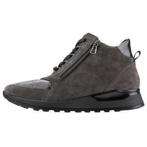 Ghete dama, gri, casual, piele naturala, cu talpa joasa, Waldlaufer 364H80-300-497-Hiroko-Gri