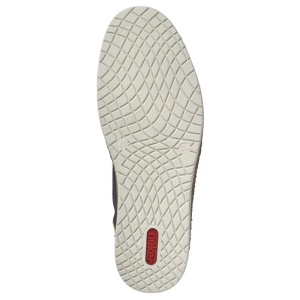Pantofi barbati albastru inchis casual piele ecologica cu talpa joasa Rieker B5249-14-Albastru-Inchis