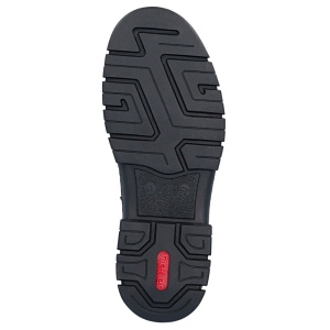 Pantofi barbati maro casual piele naturala cu talpa groasa Rieker 12213-25-Maro