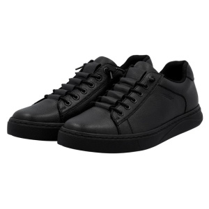 Pantofi barbati negru casual piele naturala cu talpa joasa Rieker B9956-00-Negru