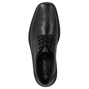 Pantofi barbati negru eleganti piele naturala cu toc Rieker B0812-00-Negru
