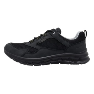 Pantofi barbati, negru, sport, piele naturala si textil, cu talpa groasa, Grisport 890595-44514N3T-Negru