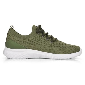 Pantofi barbati verde sport textil cu talpa joasa Rieker 07402-54-Verde