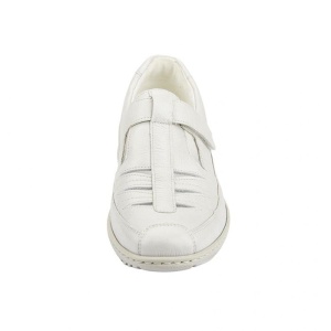 Pantofi dama bej casual piele naturala perforati cu talpa joasa Waldlaufer 607501-172-120-Kya-Bej