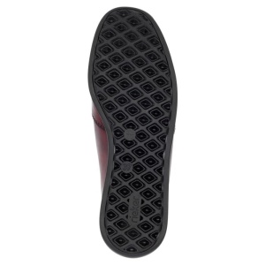 Pantofi dama bordo casual piele naturala impermeabili cu talpa joasa Rieker 44268-35-Bordo